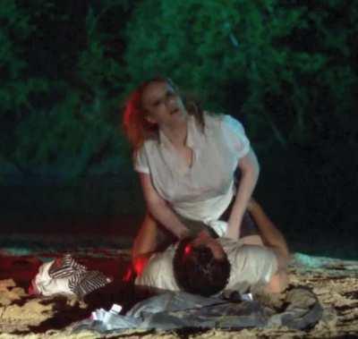 Christina Hendricks in Hap and Leonard [S1E1-2016]: Boobzilla