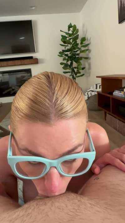 Feeling it go down my throat