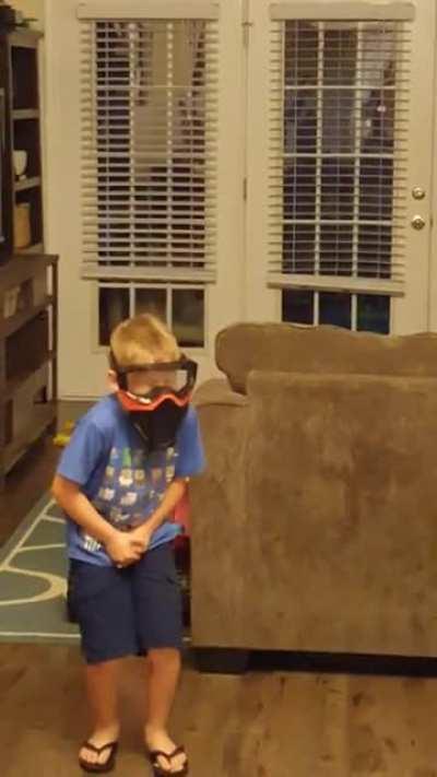 upgraded the battery on my nerf gun (he's fine)