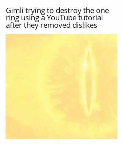 It must be taken to mout doom!!