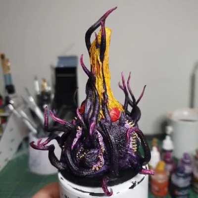 Finished painting Hastur and I figured you guys might appreciate it