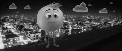 The Emoji Movie as a black and white drama