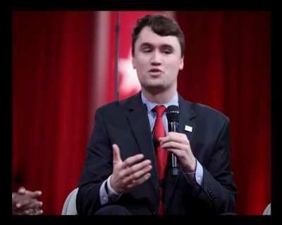 Charlie Kirk sings Dame Da Ne.