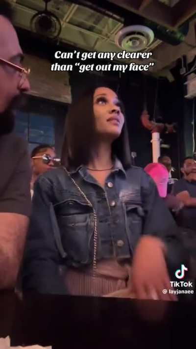 Creep doesn’t understand what “get out of my face” means