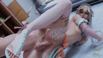 Marie Rose getting fucked (Spizzy) [Dead or Alive]