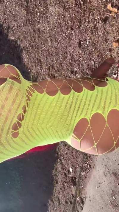 TS Layla on her daily walk