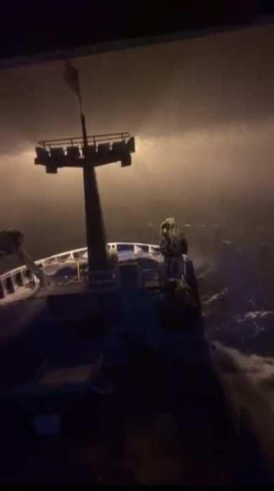 Just a winter storm out at sea