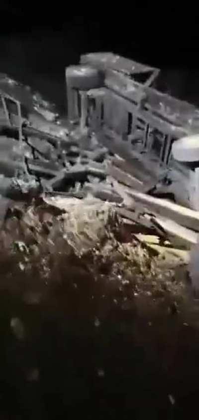 WATCH: First video from the scene in Poland where 2 missiles are believed to have fallen