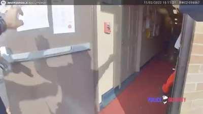 Suspect runs away from police and goes into a daycare