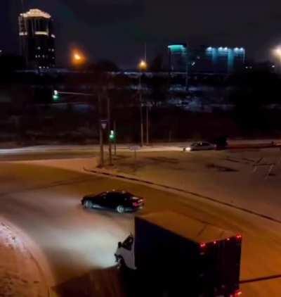 I bet you can't follow me in that truck...