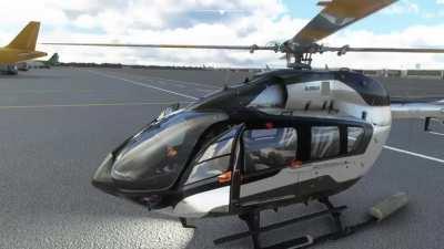 Walkaround of our upcoming H145 helicopter for Microsoft Flight Simulator