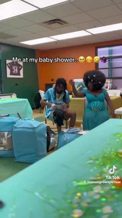 “I’m not going to cry at my baby shower…”