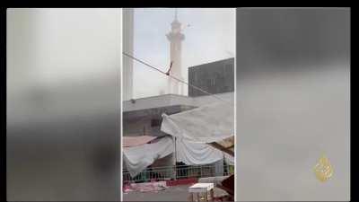 Horrific footage of Al Shifa hospital - Israeli forces attack the hospital killing people as they flee, all ICU patients are dead, bombing sections of the hospital