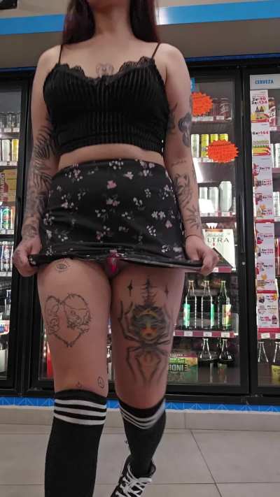 Grabbing a little extra heat from the fridge