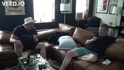 Luis literally roller bladed away from 9/11