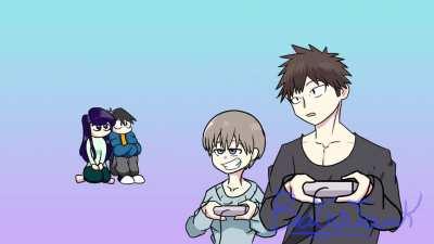 Komi-san can't comu- DEFEAT AIR MAN(animation parody)