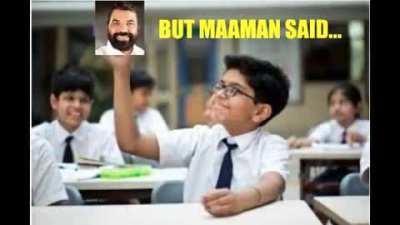 Maaman said that it was OK🌝