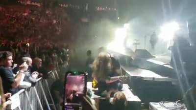 Ray shredding Nananana with his kids rocking out in Boston.