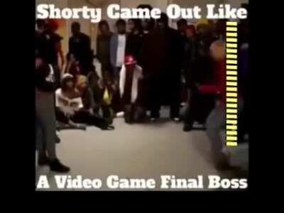 Parece chefão dos video games 2D.