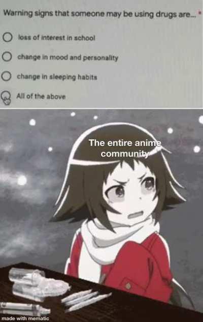 Maybe i’m a drug user