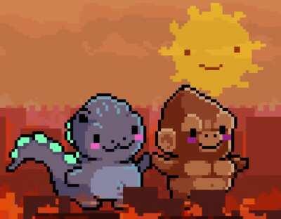 Godzilla and King Kong joining forces