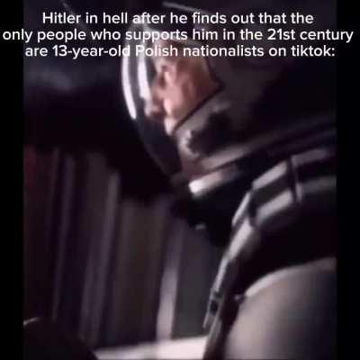 No but seriously like at least 20% of all neo-Nazis or wehraboos on tiktok are from Poland