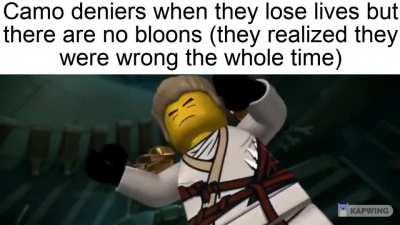 Camo bloon deniers when a ddt leaks