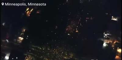 “RISE UP, TAKE A STAND” Thousands upon thousands of protesters are piling up in Minneapolis