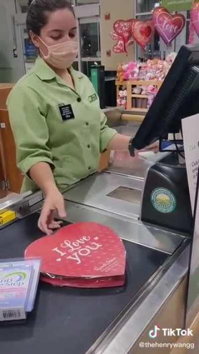 Saw this on tiktok, have any of you cashiers/cs staff seen any customers buying this combo this valentines weekend? lol