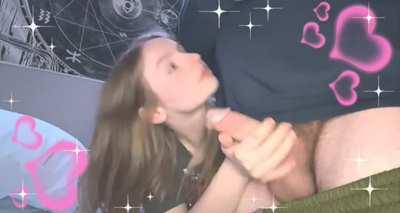 i asked my little brother to come in my room so i can use him as my dildo