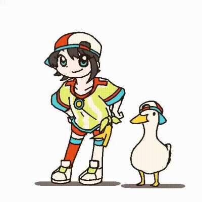 Subaru dancing with some random human-looking girl (extended by artist)