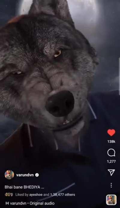 Varun trying the Bhediya filter on Salman Khan lmao 🤣