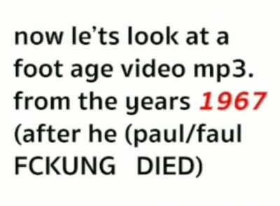 paul McCartney is died, [PROOF!!!]