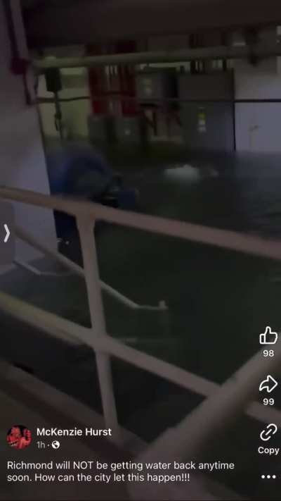 Video of the Pump Room Flooding Monday