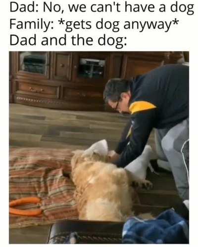 The Dad and the Doggo