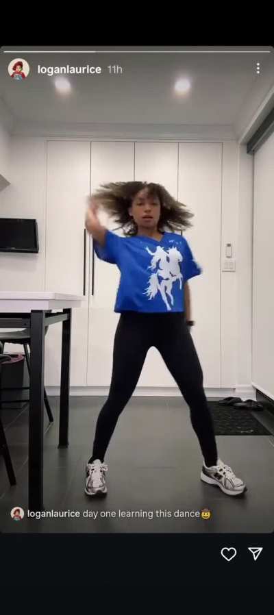 Logan dancing