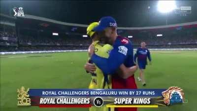 Here's the full clip of RCB's celebration. RCB didn't even celebrate for 1.30 seconds. But I was told that csk was waiting for RCB since 15-20mintues.. Dhoni couldn't even wait for a minute and 30 seconds... he thinks he is god