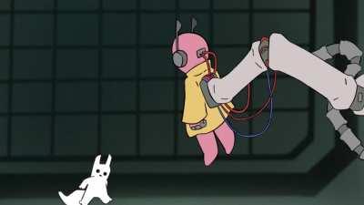 Slugcat breakdancing meme