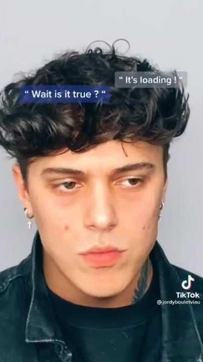 This guy’s account is basically an open goal for cringe, the caption was “POV the new kid at school takes a lie detector test”