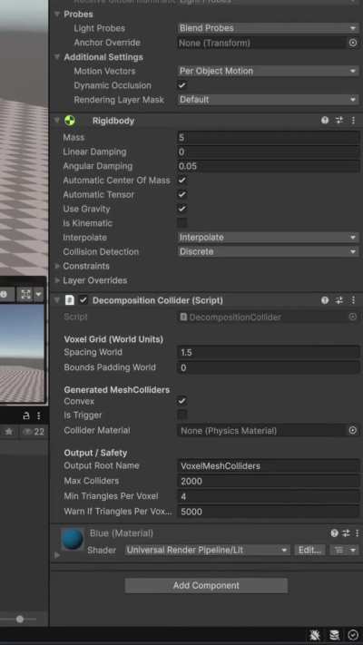 [Unity] Non-convex MeshColliders  | 🔊🟢