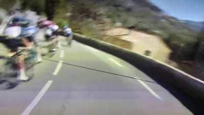 Driver on course during Paris-Nice