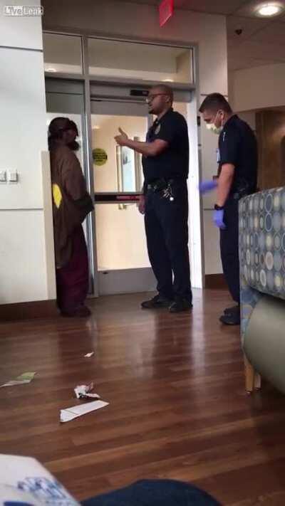 Racist tweaker does hobble of shame