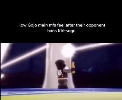 Gojo mains happy that they finally get to use their main.