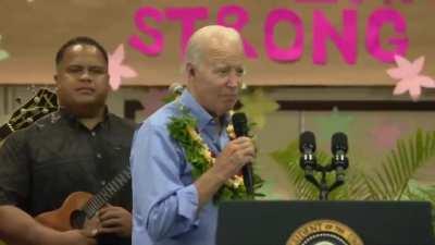 President Biden makes the Maui fires about himself