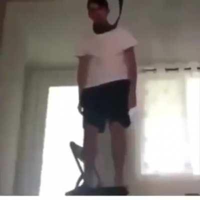 You thought I was gonna hang myself?