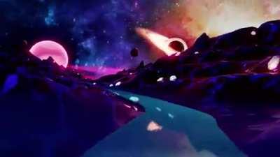 Космичного залипания рельеф