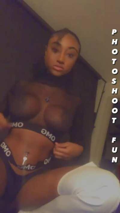 Big Tits Ebony Sheer Clothes soyourjasmine