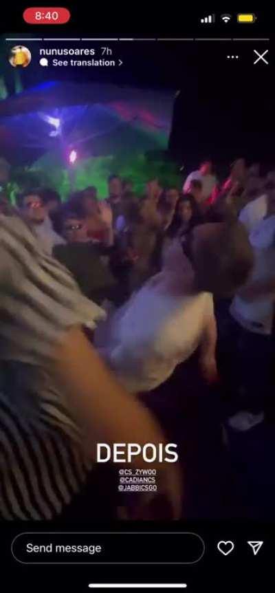 Full video of Zywoo, Cadian, and Jabbi dancing in Rio