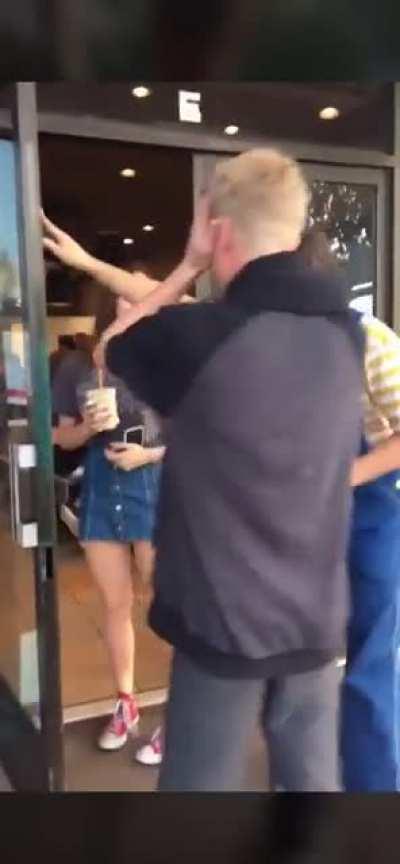 Boy attempts to make a move; boyfriend interferes