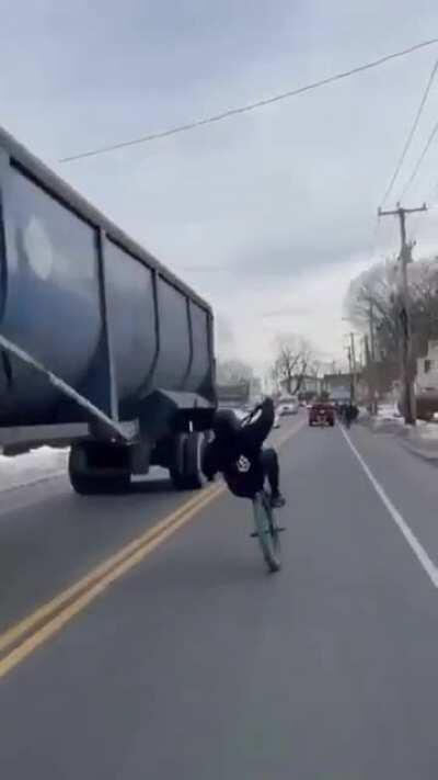 That was close or how you can be injured.